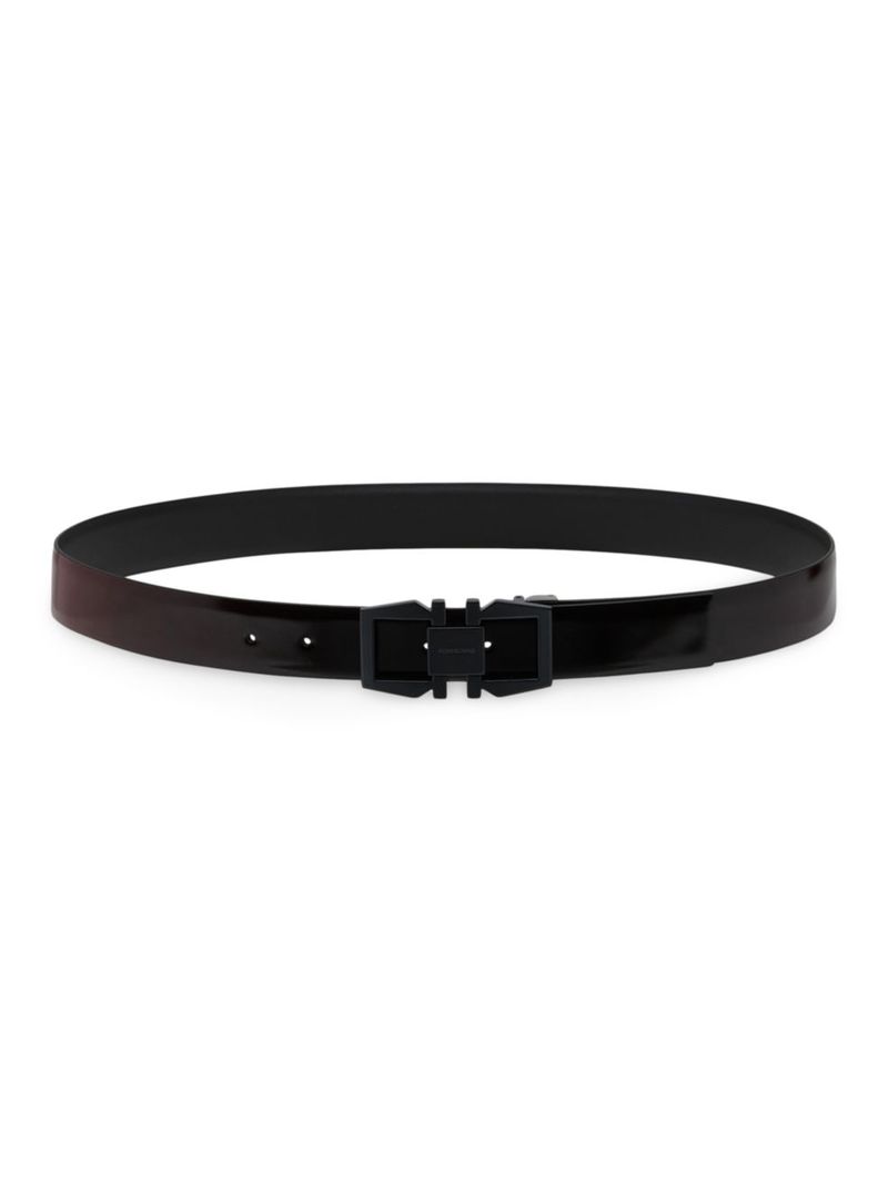 ̵ ե饬  ٥ ꡼ Adjustable Leather Belt flame red nero