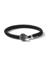 yz fCrbgE[} Y uXbgEoOEANbg ANZT[ StreamlineR Woven Black Nylon Bracelet with Pave Sapphires black diamond