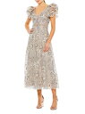 yz }bN_K fB[X s[X gbvX Sequin-Embellished Cap-Sleeve Dress champagne