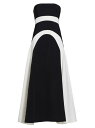 【送料無料】 リラローズ レディース ワンピース トップス Two-Tone Seamed Strapless Gown black ivory