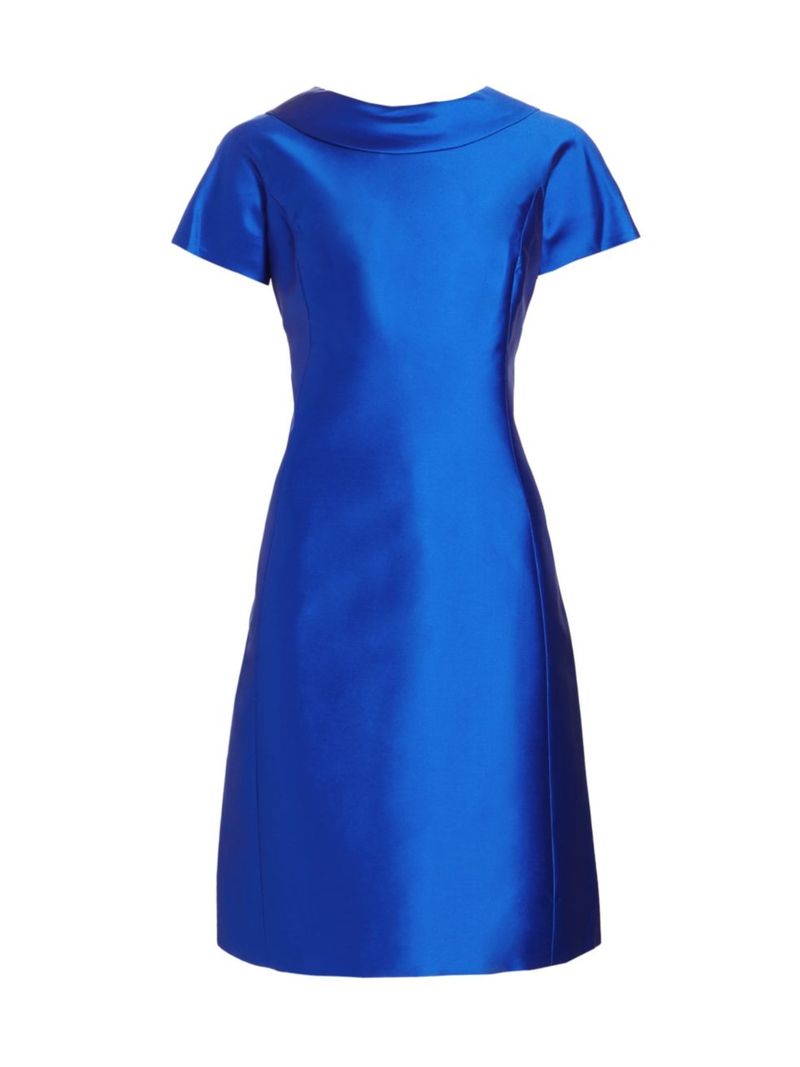 【送料無料】 テリジョンバイリッキーフリーマン レディース ワンピース トップス Roll-Neck Gazar A-Line Dress royal blue