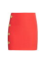 【送料無料】 バルマン レディース スカート ボトムス Virgin Wool Miniskirt red