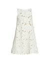 【送料無料】 オスカー デ ラ レンタ レディース ワンピース トップス Gardenia Crochet Trapeze Dress white