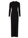 【送料無料】 ザ ロウ レディース ワンピース トップス Claudia Long-Sleeve Maxi Dress black