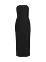 【送料無料】 ザ ロウ レディース ワンピース トップス Nita Strapless Wool & Silk Midi-Dress black