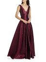 【送料無料】 タルボールホフ レディース ワンピース トップス Iridescent Leopard Jacquard Gown fuchsia 2