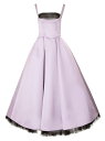 【送料無料】 キャロライナヘレラ レディース ワンピース トップス Tulle Inset Maxi Dress lilac multi