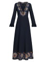 【送料無料】 エトロ レディース ワンピース トップス Silk Paisley Maxi Dress navy