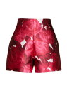 【送料無料】 ヴァレンティノ レディース ハーフパンツ・ショーツ ボトムス Shorts In Rose Moire Techno Duchesse ivory red