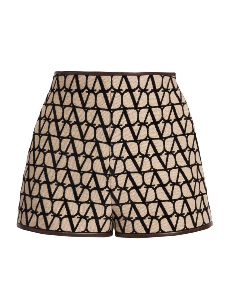 【送料無料】 ヴァレンティノ レディース ハーフパンツ・ショーツ ボトムス Toile Iconographe Light Shorts beige black