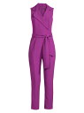 【送料無料】 ブラックハロ レディース ジャンプスーツ トップス Danica Belted Sleeveless Jumpsuit purple