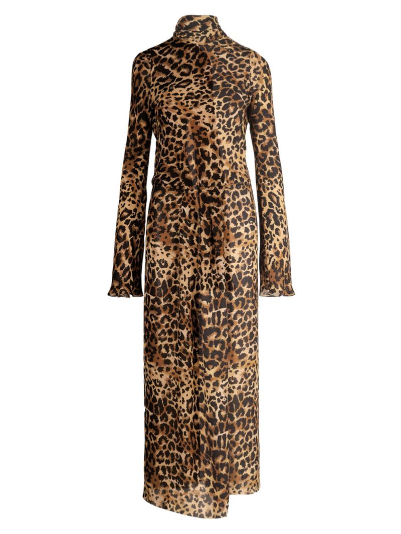  ジョアンナオッティ レディース ワンピース トップス Elegancia Gitana Leopard Maxi Dress leopard
