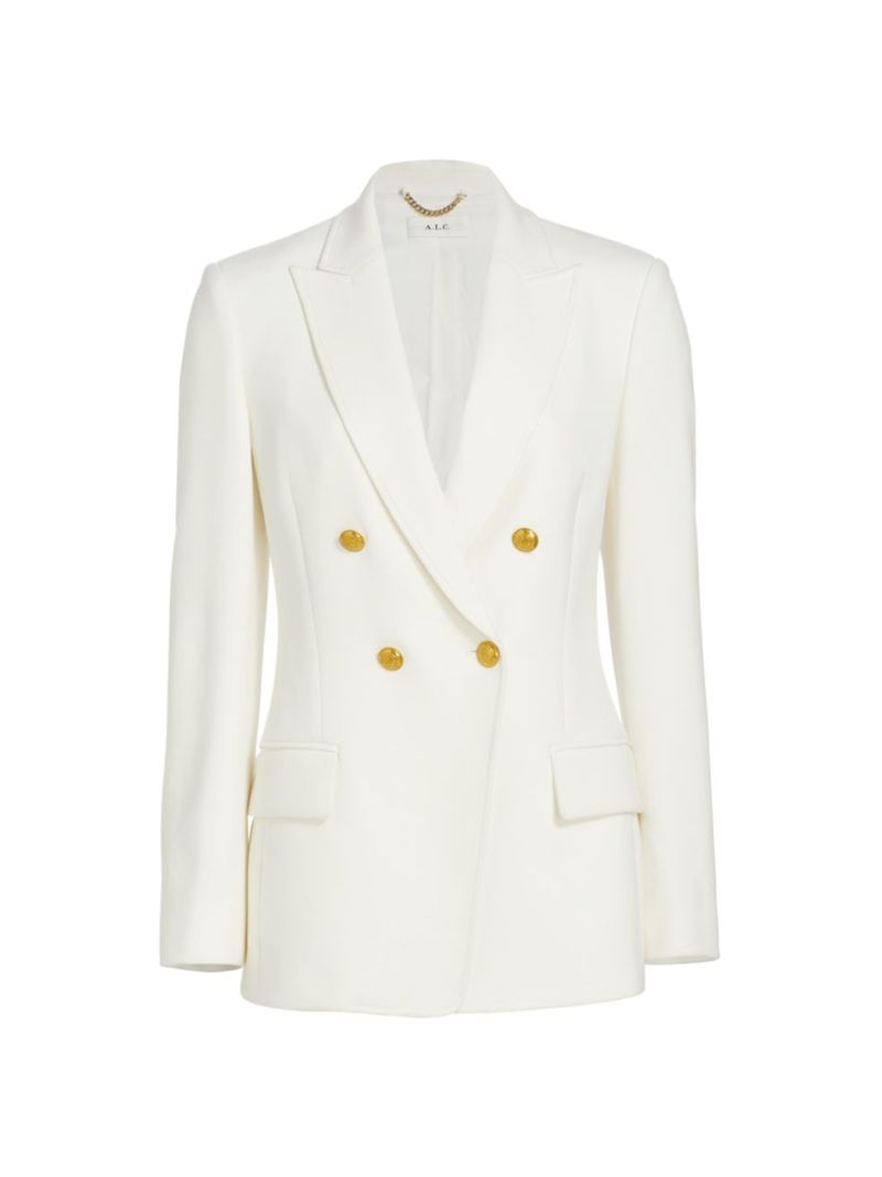 【送料無料】 エーエルシー レディース ジャケット・ブルゾン ブレザー アウター Sedgwick II Crepe Blazer antique white