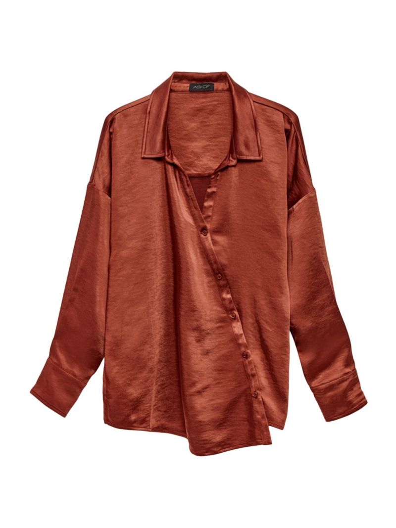 【送料無料】 エーエスバイディーエフ レディース シャツ ブラウス トップス Parisienne Blouse cognac