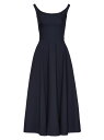 【送料無料】 ヴァレンティノ レディース ワンピース トップス Crepe Couture Midi Dress navy