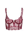 【送料無料】 キキデモントパーネス レディース ブラジャー アンダーウェア Juliette Underwire Paisley Lace Bustier Top cabernet