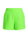 【送料無料】 ラジャンス レディース ハーフパンツ・ショーツ ボトムス Ashton High-Rise Tweed Shorts lime green