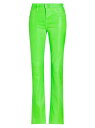 【送料無料】 ラジャンス レディース デニムパンツ ジーンズ ボトムス Ruth High-Rise Straight-Leg Jeans lime green coated