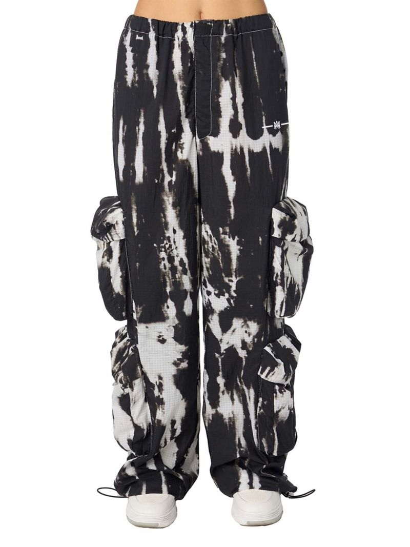 【送料無料】 アミリ レディース カジュアルパンツ ボトムス Tie-Dye Nylon Pants black multi