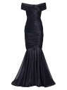 【送料無料】 タルボールホフ レディース ワンピース トップス Sequin-Embellished Off-The-Shoulder Trumpet Gown majestic