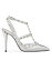 ̵ ƥ ǥ ѥץ 塼 Rockstud Mirror-Effect Pumps With Matching Straps And Studs silver