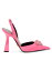 ̵ 륵 ǥ ѥץ 塼 Crystal Medusa Satin Slingback Pumps flamingo