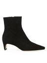 【送料無料】 スタウド レディース ブーツ・レインブーツ シューズ Wally 45MM Suede Ankle Boots black