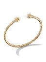 【送料無料】 デイビット ユーマン レディース ブレスレット バングル アンクレット アクセサリー Renaissance Color Bracelet in 18K Yellow Gold with Pearls and Diamonds pearl