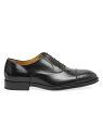 【送料無料】 アテストーニ メンズ オックスフォード シューズ Salerno Textured Leather Oxfords black calf