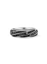 yz fCrbgE[} Y O ANZT[ Cable Edge Diamond Band Ring silver