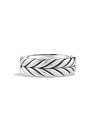 yz fCrbgE[} Y O ANZT[ Chevron Band Ring sterling silver