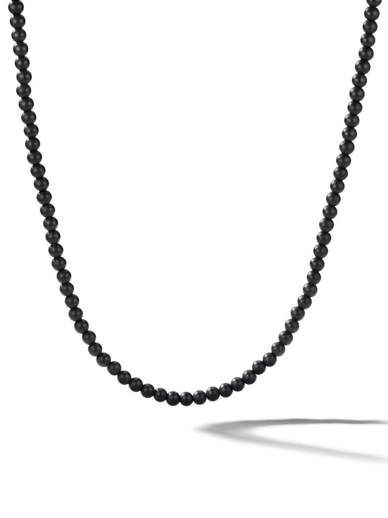  デイビット・ユーマン メンズ ネックレス・チョーカー・ペンダントトップ アクセサリー Spiritual Beads Necklace black onyx