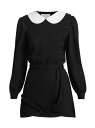 【送料無料】 マルタンマルジェラ レディース ジャンプスーツ トップス Belted Long-Sleeve Wool Romper black