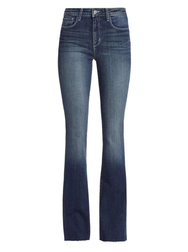 【送料無料】 ラジャンス レディース デニムパンツ ジーンズ ボトムス Ruth Mid-Rise Stretch Flare Jeans naples