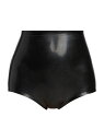 【送料無料】 マルタンマルジェラ レディース ハーフパンツ・ショーツ ボトムス Latex High-Rise Shorts black