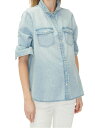 【送料無料】 ハッチ レディース シャツ トップス The Denim Maternity Nursing Friendly Shirt light blue