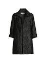 【送料無料】 キャロライン ローズ レディース ジャケット ブルゾン アウター Rose Cloque Statement Jacket black