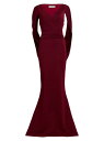 【送料無料】 チアラ ボニ プティ ローブ レディース ワンピース トップス Akeem Sugar Shimmer Gown garnet