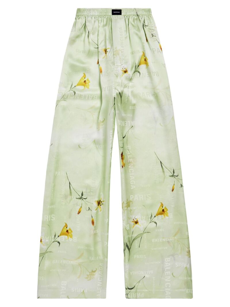 ̵ Х󥷥 ǥ ʥȥ  Lilies Pajama Pants green