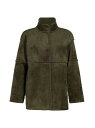 【送料無料】 ヴェルヴェットバイグラハムスペンサー レディース ジャケット・ブルゾン アウター Albany Faux-Suede Sherpa Jacket army