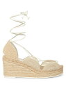 【送料無料】 ロエベ レディース スリッポン・ローファー シューズ LOEWE x Paula's Ibiza Solar 90MM Wedge Espadrilles oat milk