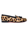 【送料無料】 サントーニ レディース オックスフォード シューズ Andrea Leopard Calf Hair Loafers leopard