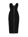 【送料無料】 オフ-ホワイト レディース ワンピース トップス Ablohland Crepe Midi-Dress black