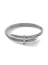 【送料無料】 ジョン・ハーディー レディース ブレスレット・バングル・アンクレット アクセサリー Classic Chain Sterling Silver & Diamond Bangle Bracelet silver