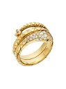 yz ev Zg NA fB[X O ANZT[ Double Serpent 18K Yellow Gold & Diamond Ring gold