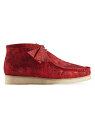 【送料無料】 クラークス メンズ ブーツ・レインブーツ シューズ Wallabee Suede Boots burgundy