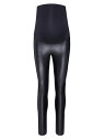 【送料無料】 コマンドー レディース レギンス ボトムス Coated Faux Leather Maternity Leggings black