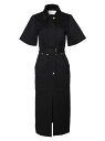 【送料無料】 キャロライナヘレラ レディース ワンピース トップス Belted Cargo Midi-Dress black