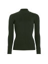  エリータハリ レディース ニット・セーター アウター Naya Button-Detailed Rib-Knit Sweater emerald