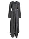 yz C~[ ubN fB[X s[X gbvX Marley Long-Sleeve Maxi Dress slate grey